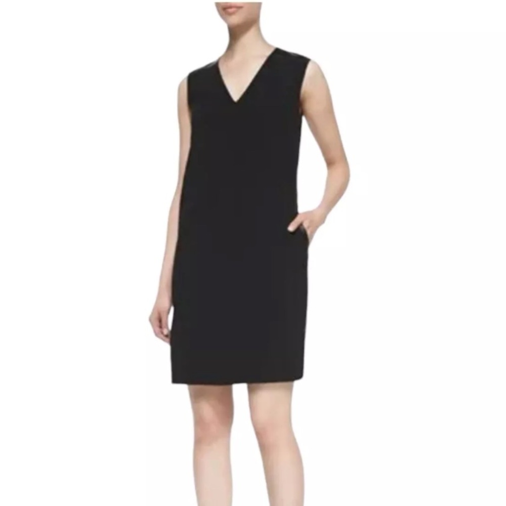 Vince black shift dress